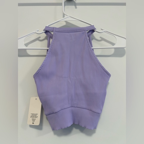 Year of Ours Lavender BRIGETTE HALTER and RIBBED VERONICA LEGGING Set NEW wTags - Picture 6 of 13